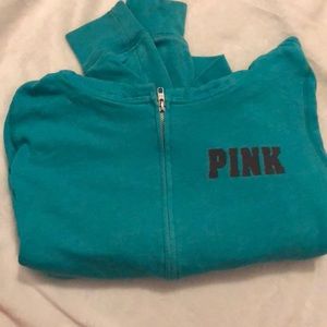 Blue Green Zip Up | PINK